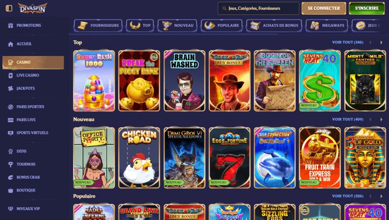 Decouvrez le Monde Exclusif de Divaspin Casino en Ligne en France Decouvrez le Monde Exclusif de Divaspin Casino en Ligne en France